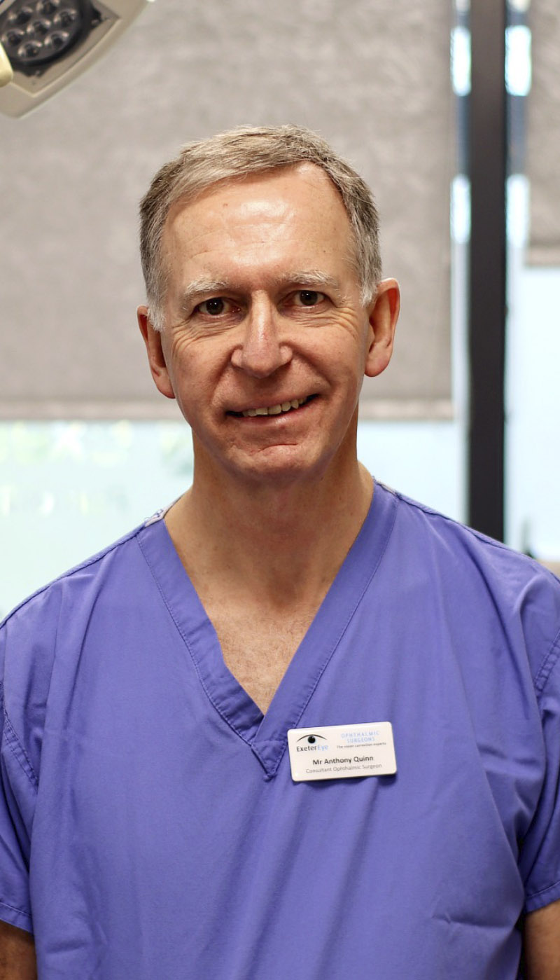 Mr Anthony Quinn, Consultant Ophthalmic Surgeon at Exeter Eye